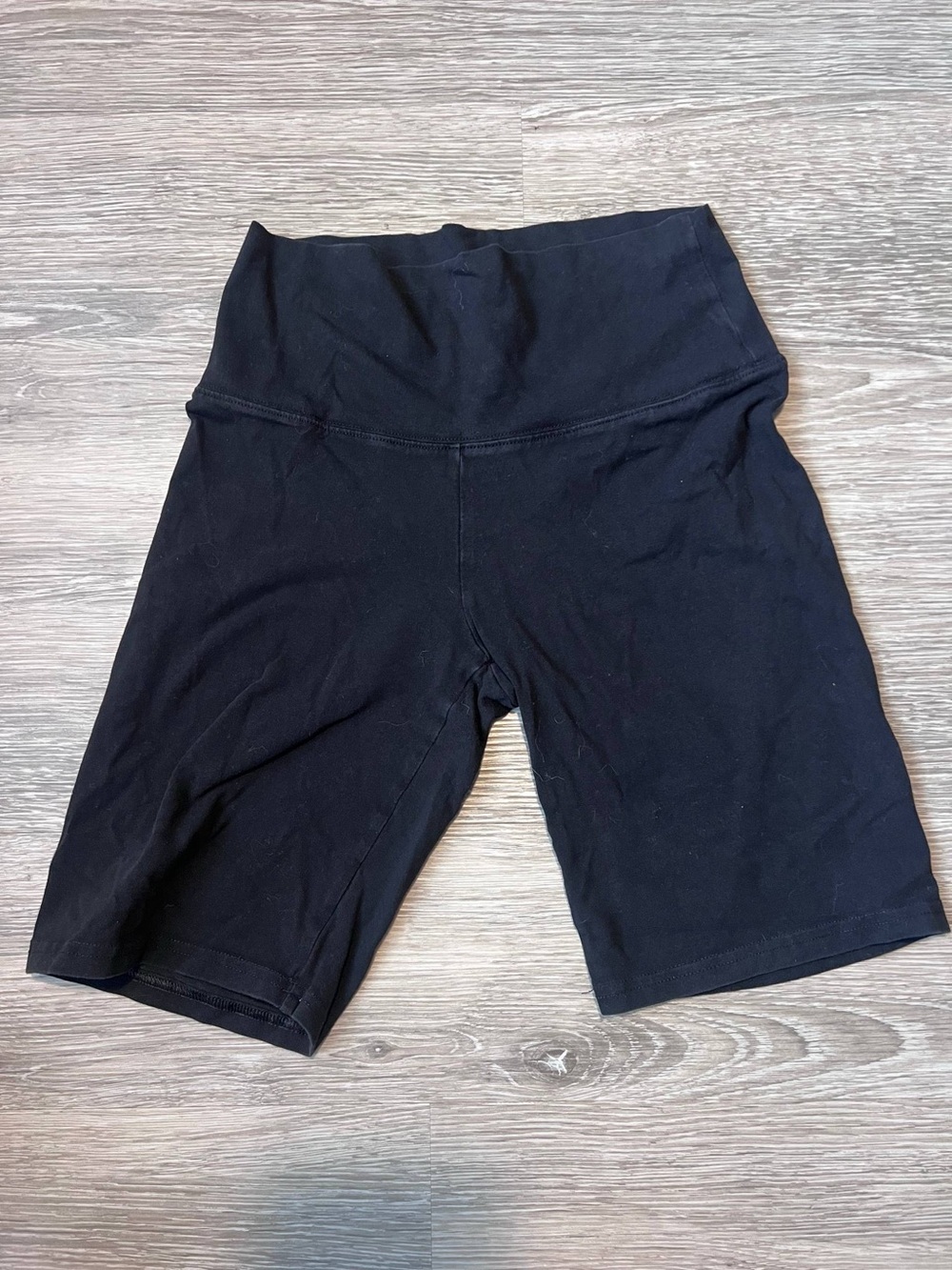 TNA Black High-Rise Bike Shorts